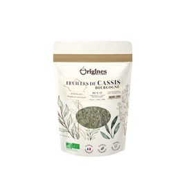 Feuilles de cassis de bourgogne - plantes naturelles bio françaises - sachet 50g