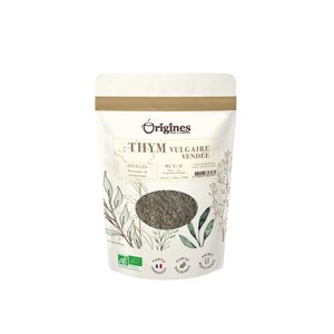 Thym vulgaire de vendée - plantes naturelles bio françaises - sachet 50g