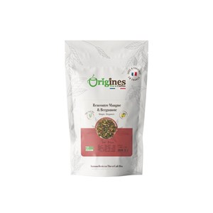 Rencontre mangue & bergamote - thé vert bio - sachet 100g