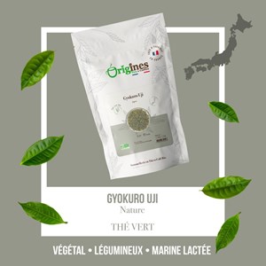 Gyokuro uji - thé vert bio du japon - sachet 100g