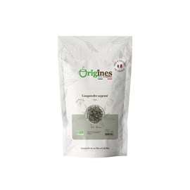 Thé blanc bio gunpowder argenté - chine - sachet 100g