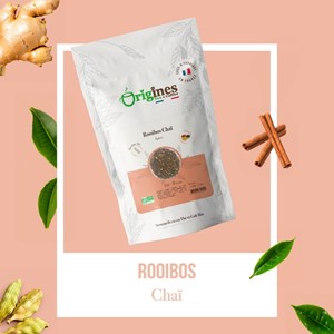 Rooïbos chaï bio aux épices indiennes - sachet 100g