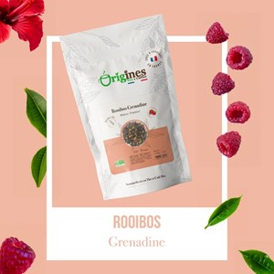 Rooïbos grenadine bio - sachet 100g