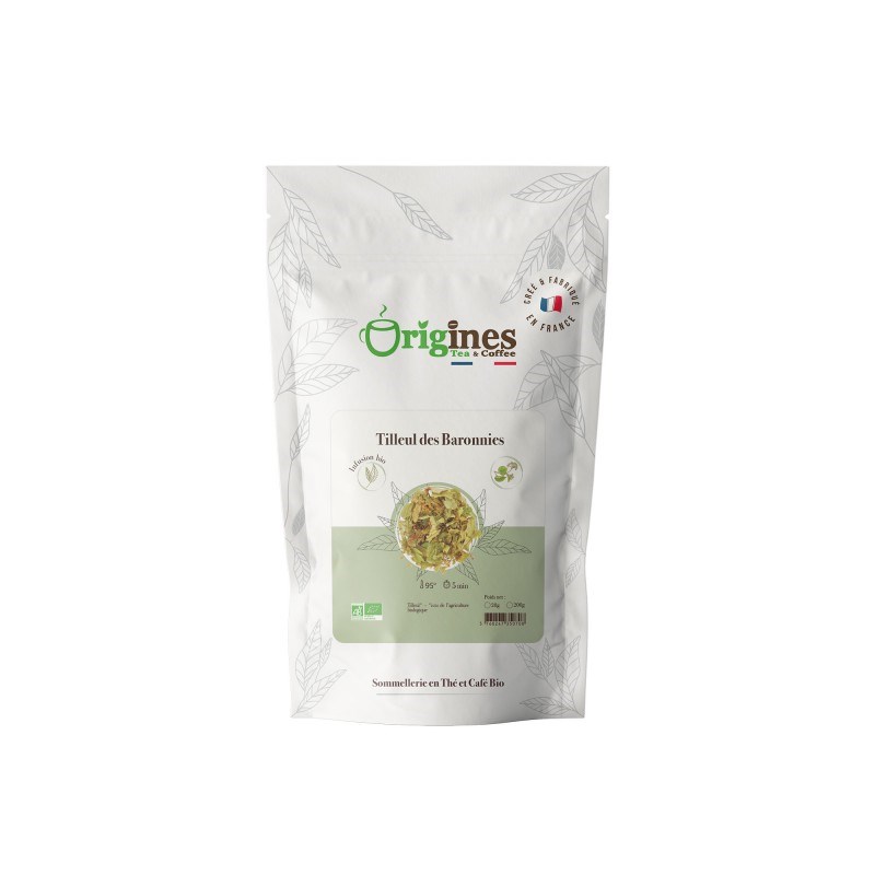 Tilleul des baronnies - infusion bio plante naturelle - sachet 20g