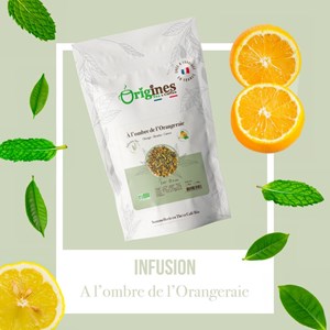 À l'ombre de l'orangeraie infusion bio - sachet 80g