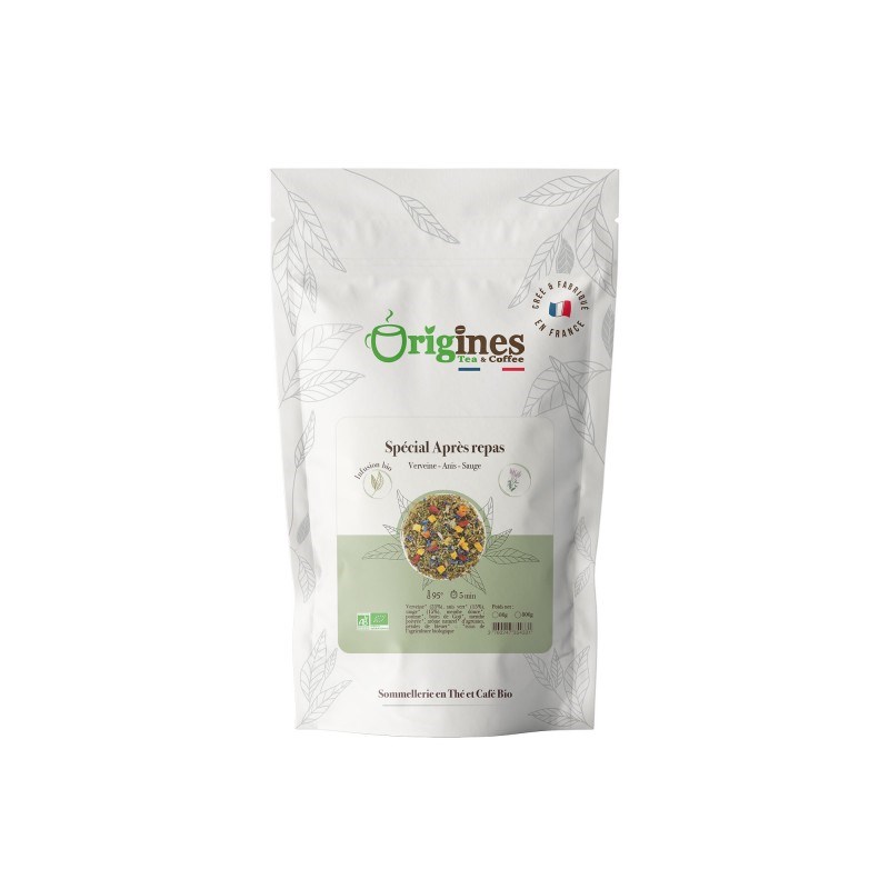 Spécial après repas - infusion bio - sachet 80g