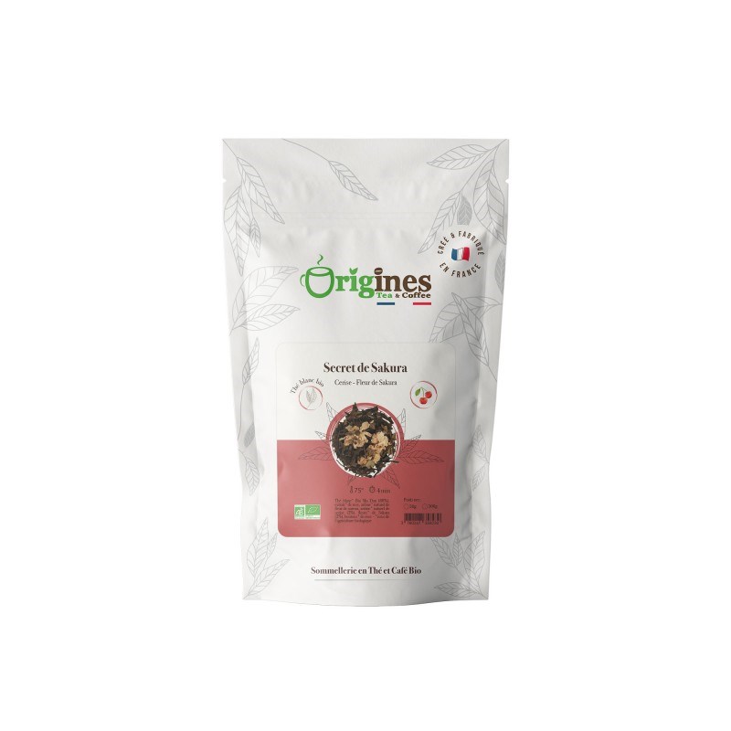 Bai mu dan - thé blanc bio de chine - sachet 50g