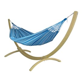 Hamac sur pied maya xl poligono turquois