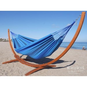Hamac sur pied latino xxl azur