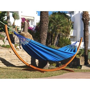 Hamac sur pied latino xxl azur