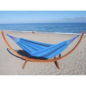 Hamac sur pied latino xxl azur