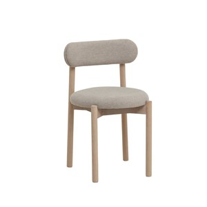 Chaise en hêtre et tissu (lot de 2)