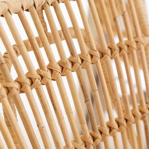 Chaise en rotin et en métal (lot de 2)