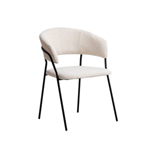 Chaises tissu bouclette kanoa