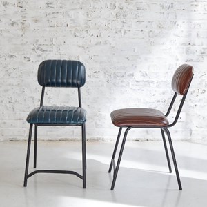 Chaise industrielle &nbsp;dinner&nbsp; (lot de 2)