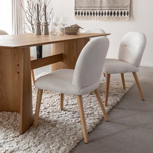 Chaise en tissu kanoa