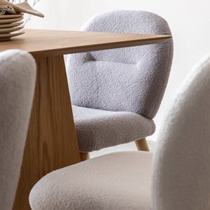 Chaise en tissu ayse
