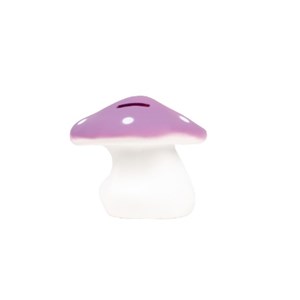 Tirelire champignon - lila