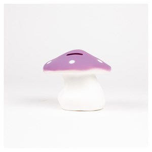 Tirelire champignon - lila
