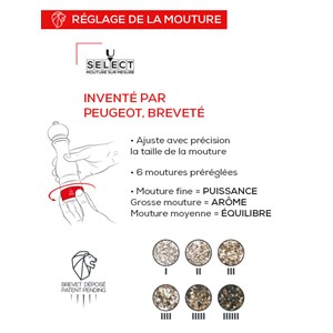 Paris u'select duo de moulins à poivre