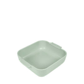 Appolia plat four céramique carré vert