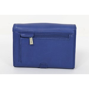 Porte-feuille femme katana cuir sauvage k753105 Bleu foncé