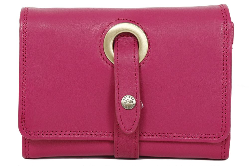 Porte-feuille femme katana cuir sauvage k753105 Rose