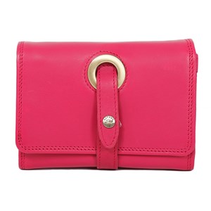 Porte-feuille femme katana cuir sauvage k753105 Rose