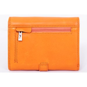 Porte-feuille femme katana cuir sauvage k753105 Orange