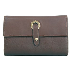 Compagnon tout-en-un katana cuir sauvage Marron