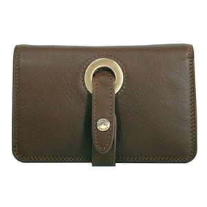 Porte-feuille femme katana cuir sauvage k753105 Marron