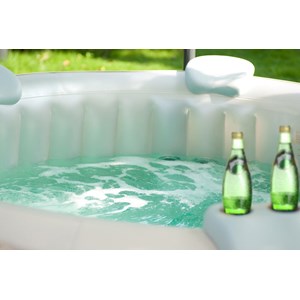 Spa lot de 2 appuis-tête & 1 porte gobelet pour spa