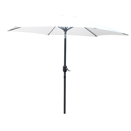 Come parasol droit rond 2,5 x 2,5 m écru