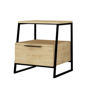Inka table de chevet style industriel