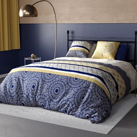 Housse de couette 260x240 + 2 taies