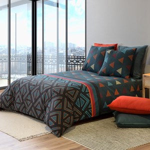 Housse de couette 260x240 + 2 taies