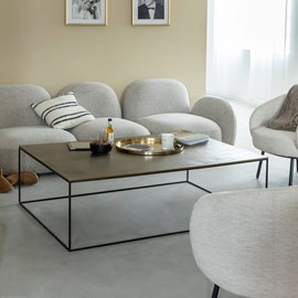 Table basse aluminium