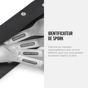 Set de 4 sprok en acier inox-haute qualité Argenté