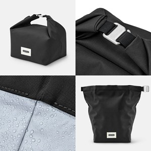 Lunch bag isotherme- noir-6,7l-étanche-eco-responsable Noir