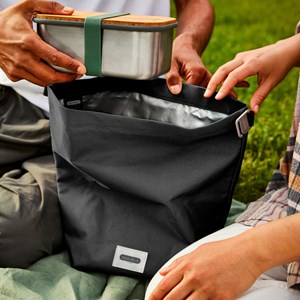 Lunch bag isotherme- noir-6,7l-étanche-eco-responsable Noir