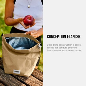 Lunch bag isotherme-beige-6,7l-étanche-eco-responsable Beige