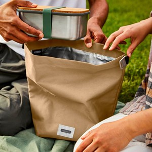 Lunch bag isotherme-beige-6,7l-étanche-eco-responsable Beige