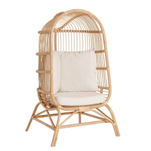 Fauteuil confort haut en rotin rattan