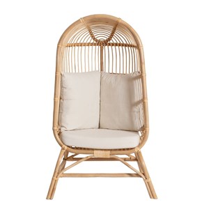Fauteuil confort haut en rotin rattan