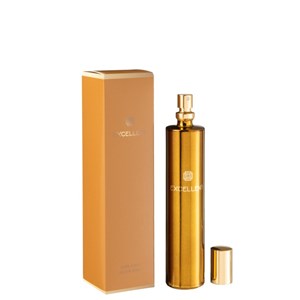 Parfum verre ocre h.16cm