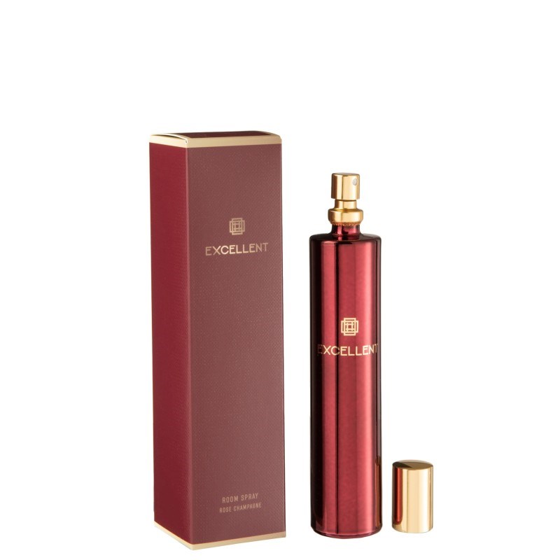 Parfum verre rouge h.16cm