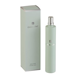 Parfum verre vert h.16.5cm