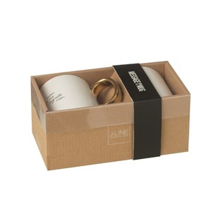 Lot poterie blanc h.10cm