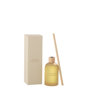 Diffuseur paraffine jaune h.27.5cm