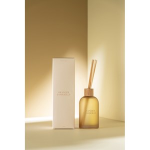 Diffuseur paraffine jaune h.27.5cm